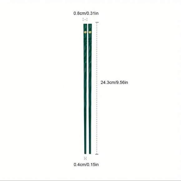 Chopsticks, 5 Pair, Reusable, Black, Nice Gift 🎁, NEW - Picture 4 of 5